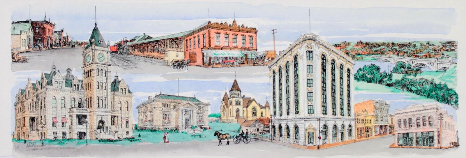 Phil Switzer - Historical Landmarks; 1979; ed. #15/100 (unique)