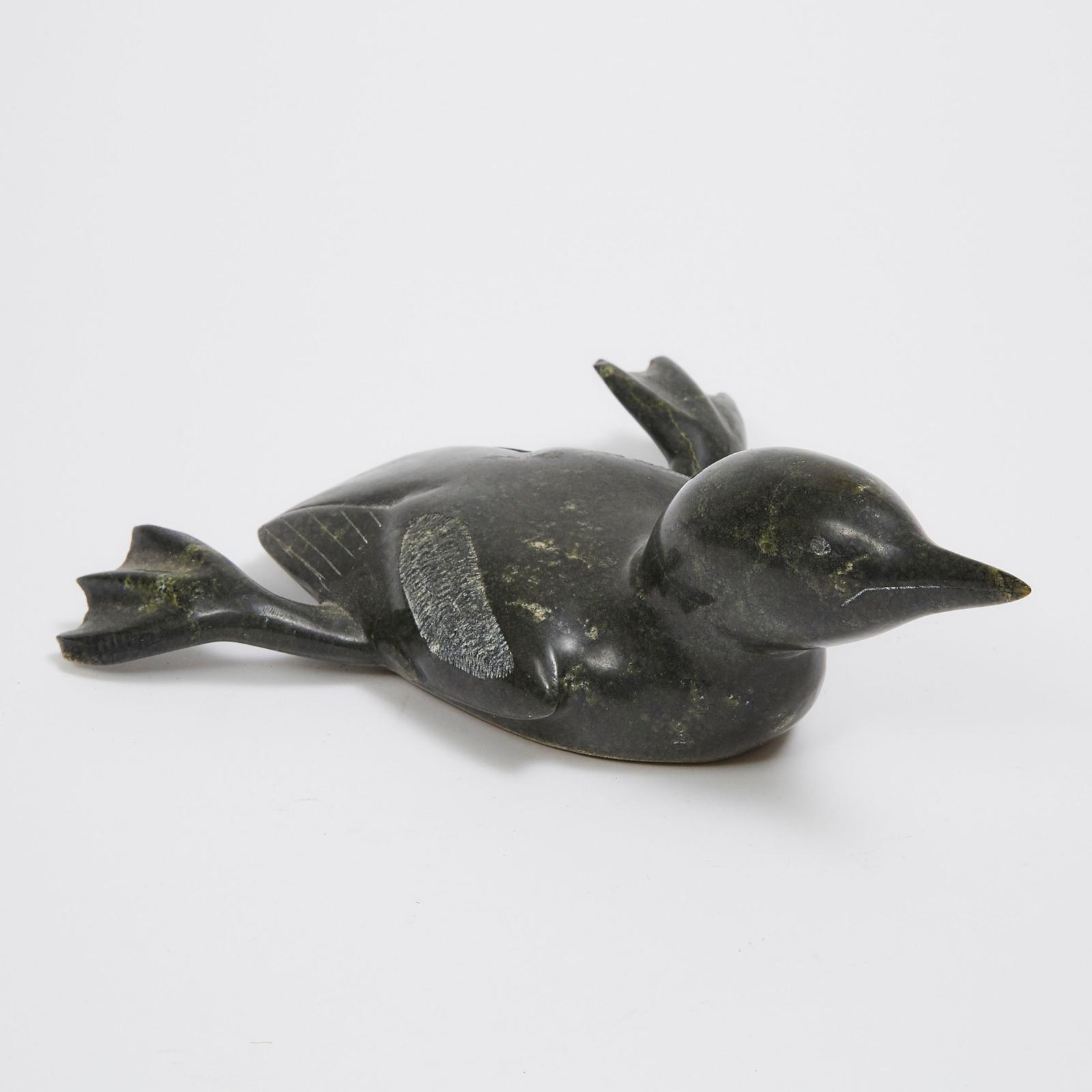 Etulu Etidlui (1946-2019) - Swimming Loon