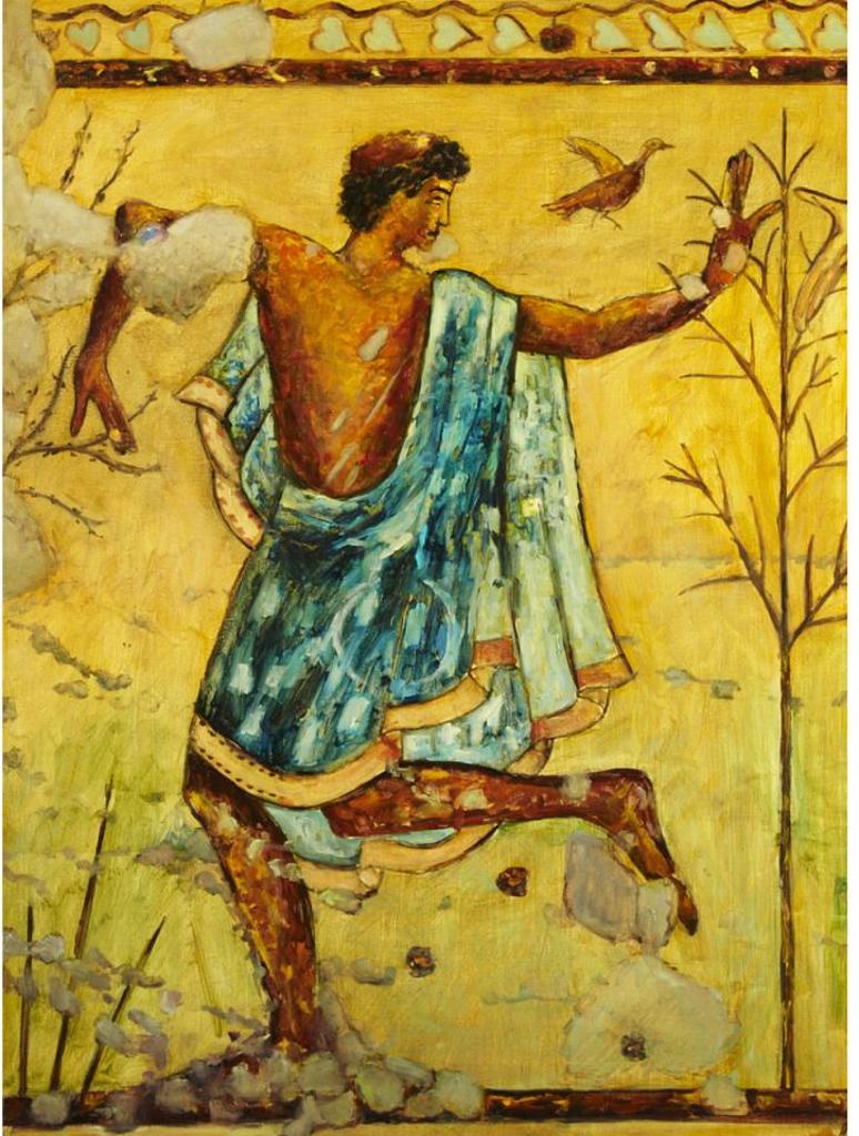 David Charles Bierk (1944-2002) - A Eulogy To Art And Life, Etruscan Dancer, 1990