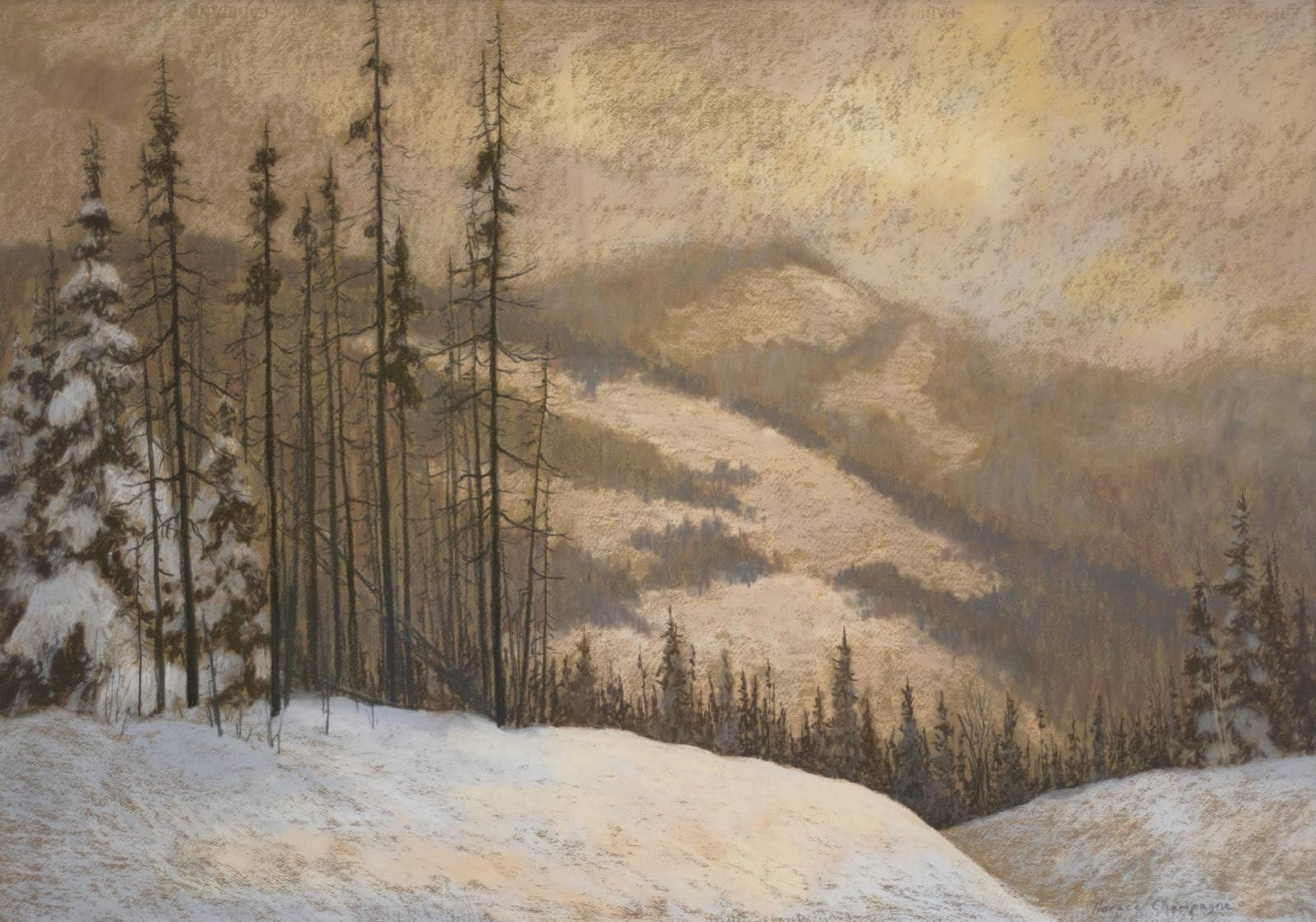 Horace Champagne (1937) - Laurentide Park, Quebec; 1984