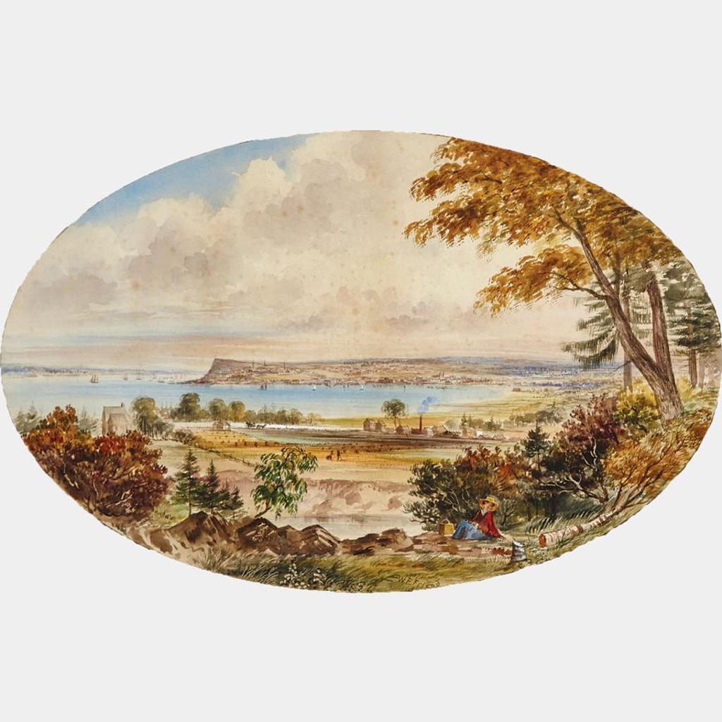 Washington Frederick Friend (1820-1886) - View Of Quebec From Beauport