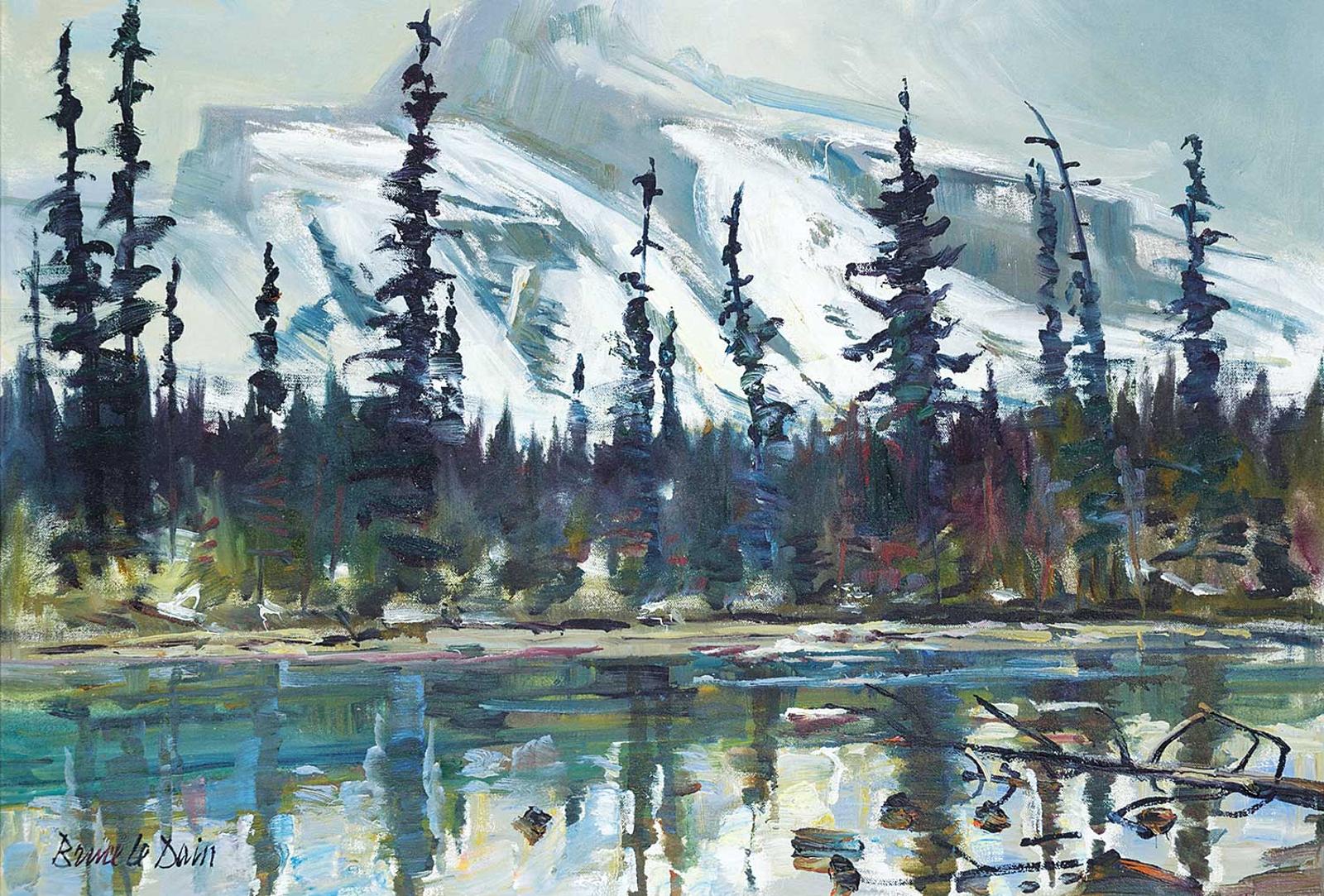 Bruce Le Dain (1928-2000) - Early Snow, Cathedral Mountain, Yoho National Park, B.C.