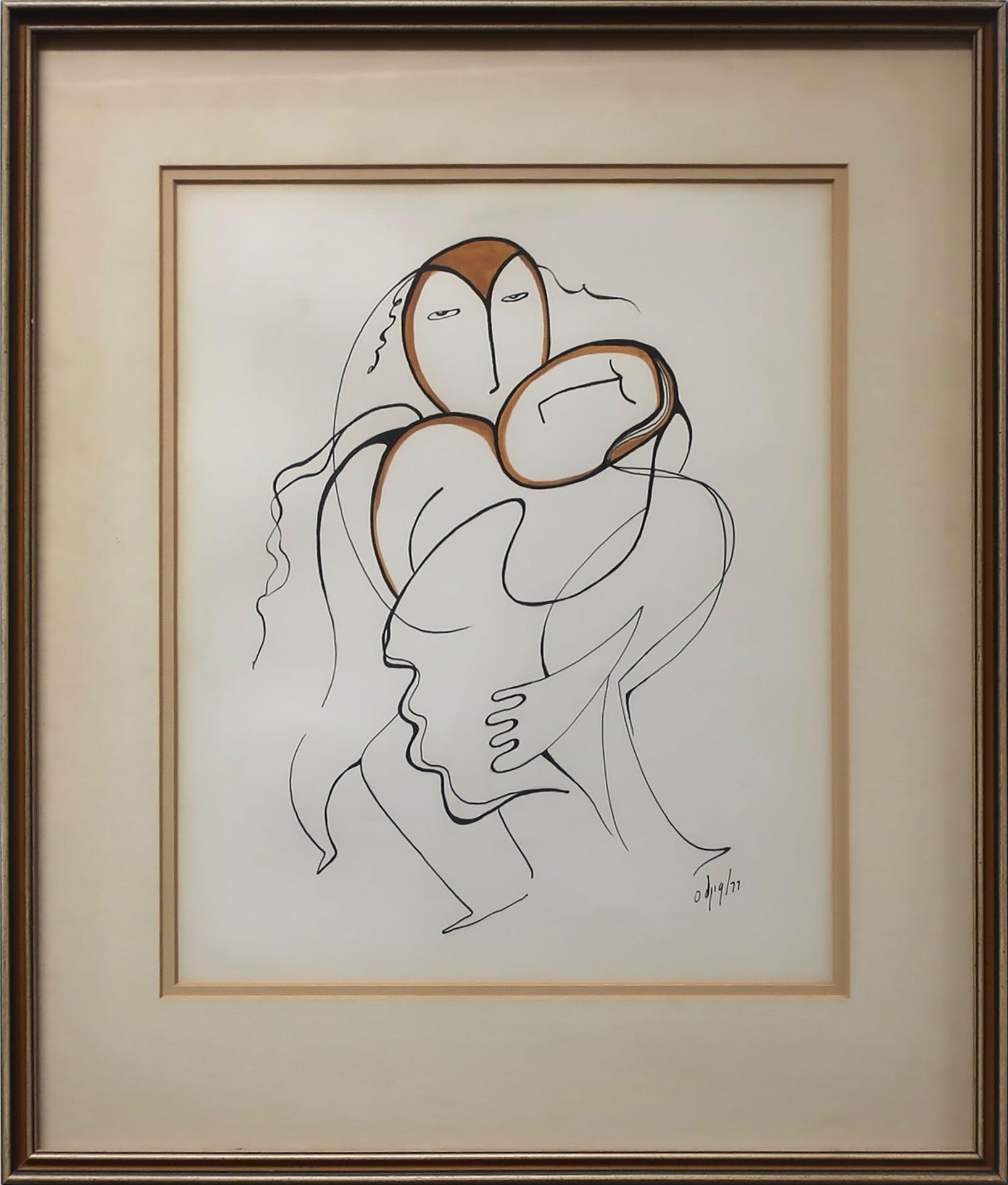 Daphne Odjig (1919-2016) - Flirtation