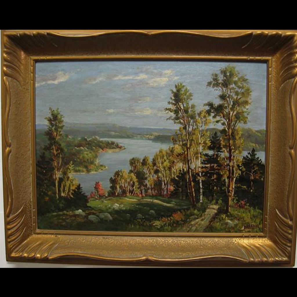 Otto Planding (1887-1964) - Northern Lake Scene