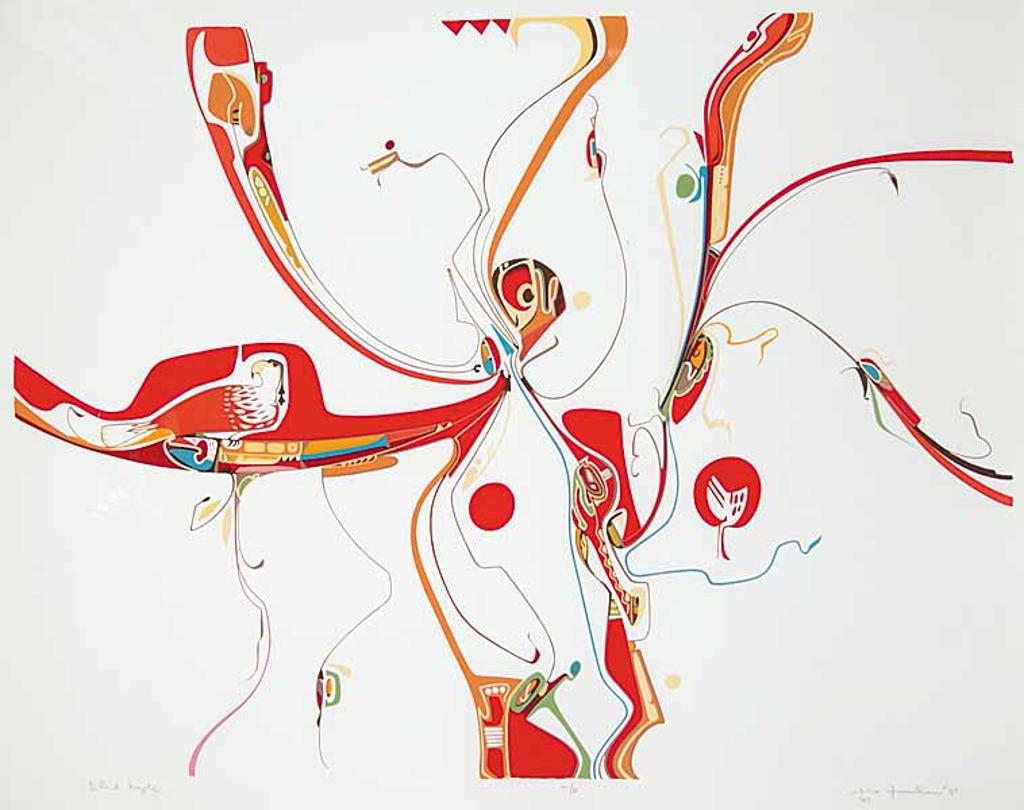 Alex Simeon Janvier (1935-2024) - Red Eagle #A/P