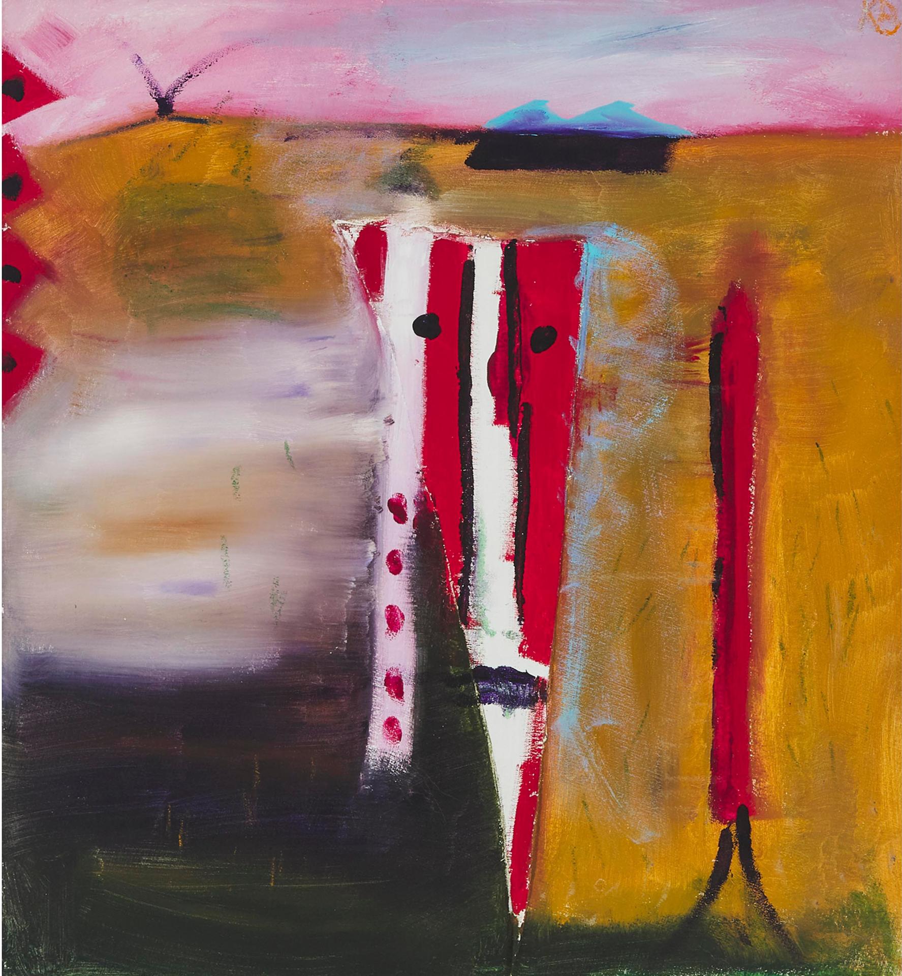 Kittie Bruneau (1929-2011) - Masque Et Son Ombre, 1983
