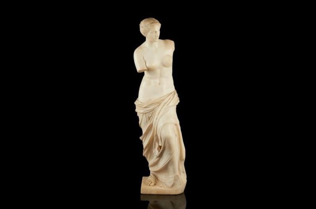 Pietro Bazzanti (1842-1881) - Italian white marble sculpture of the nude Venus de Milo