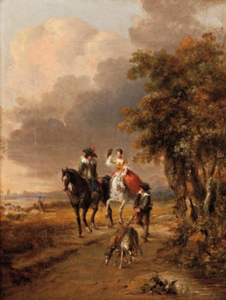 Ernest Meissonier (1815-1891) - Passing on a Bend