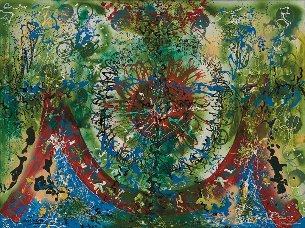 Julius Gyula Marosan (1915-2003) - Abstract in Green; Untitled Abstract