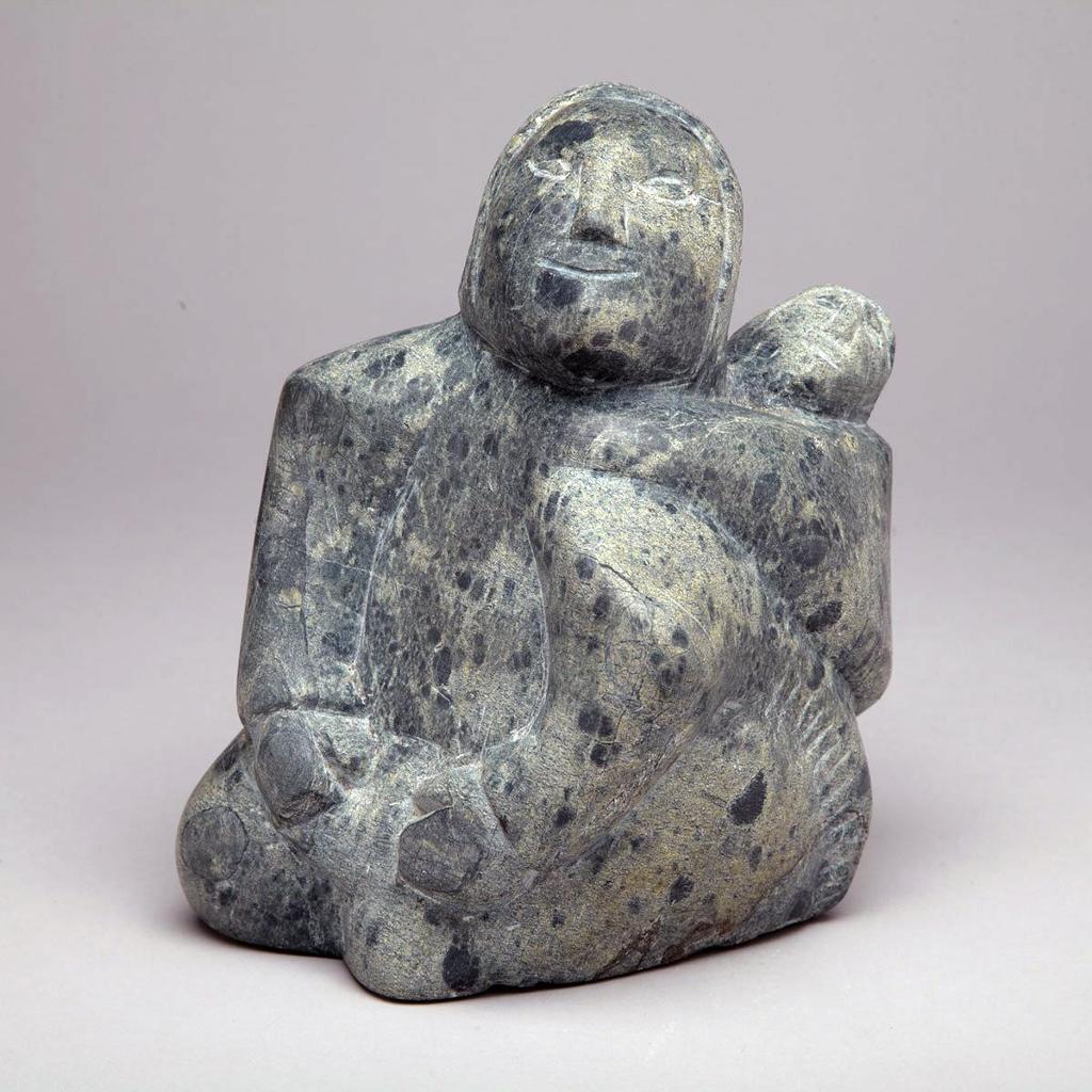 Marie Kuunnuaq (1933-1990) - Mother And Child