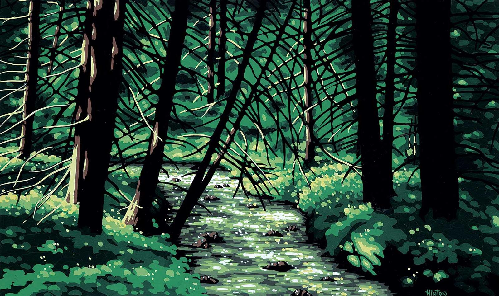 J. Thomas Hinton - Untitled - Babbling Brook