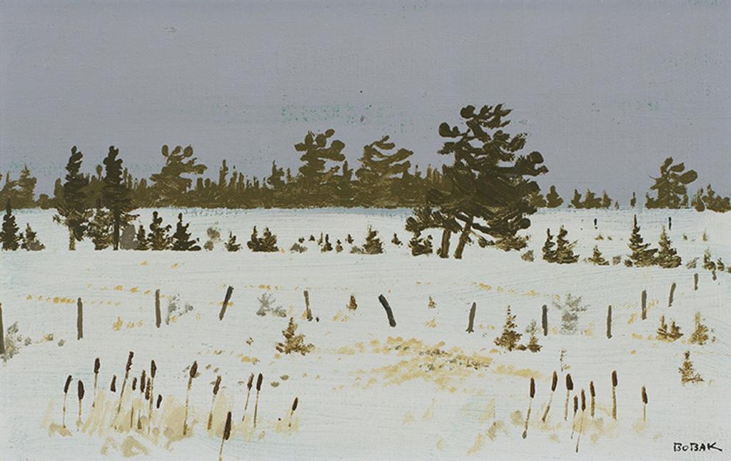 Bruno Joseph Bobak (1923-2012) - New Brunswick Winter