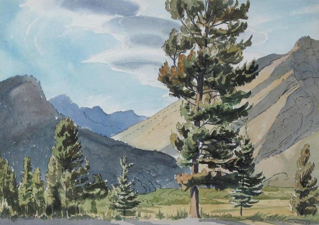 Margaret Dorothy Shelton (1915-1984) - Distant View Of Brewster; 1950