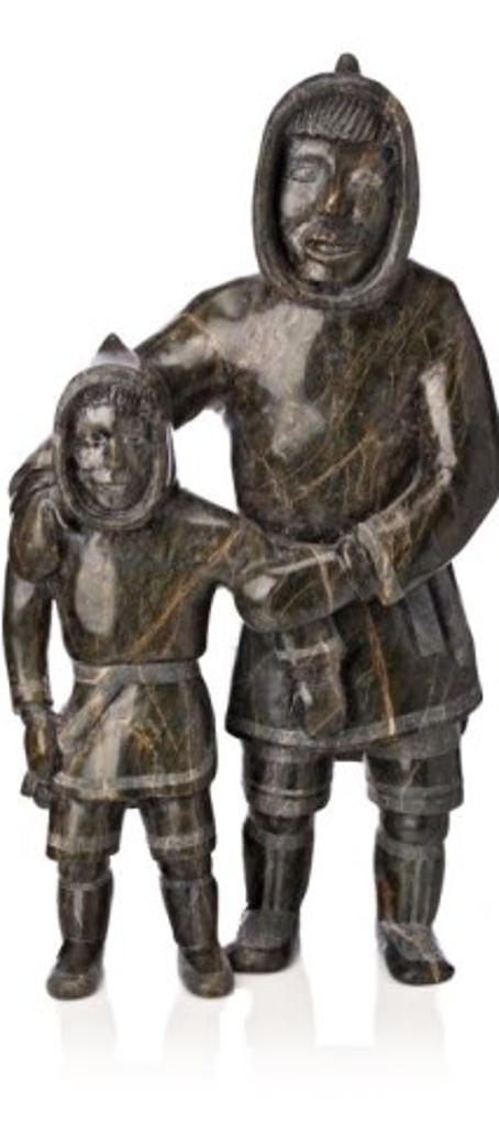 Paulassie Pootoogook (1927-2006) - Father and Son