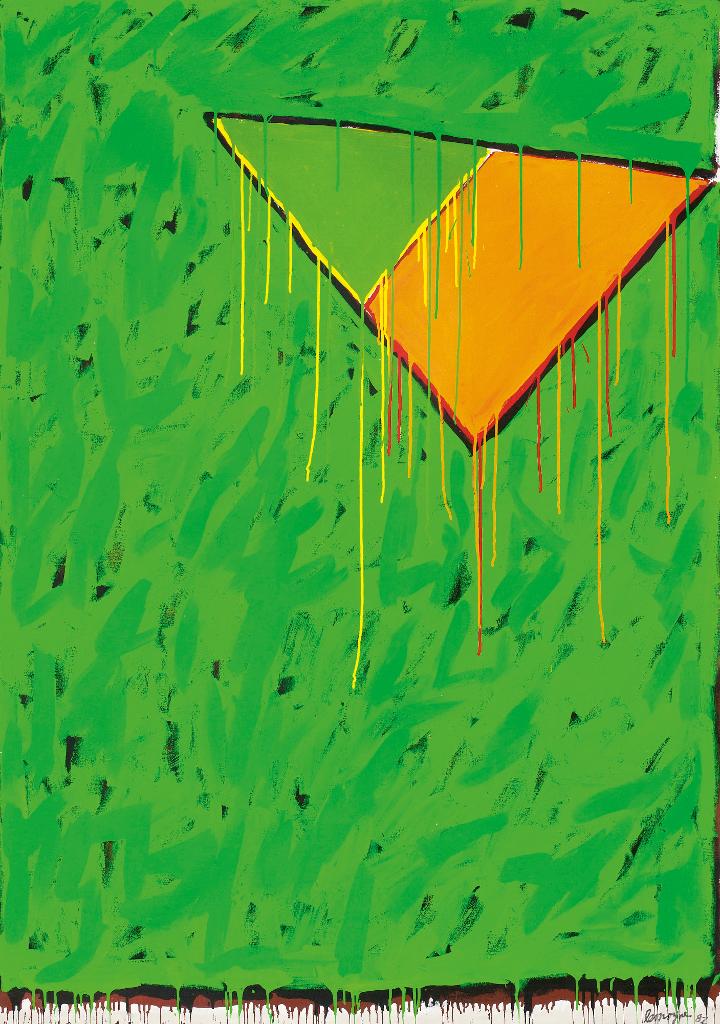 Serge Lemoyne (1941-1998) - Vert, Orange, Vert