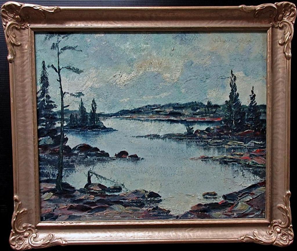 Peter Van Den Bracken (1896-1979) - Evening Lake Scene