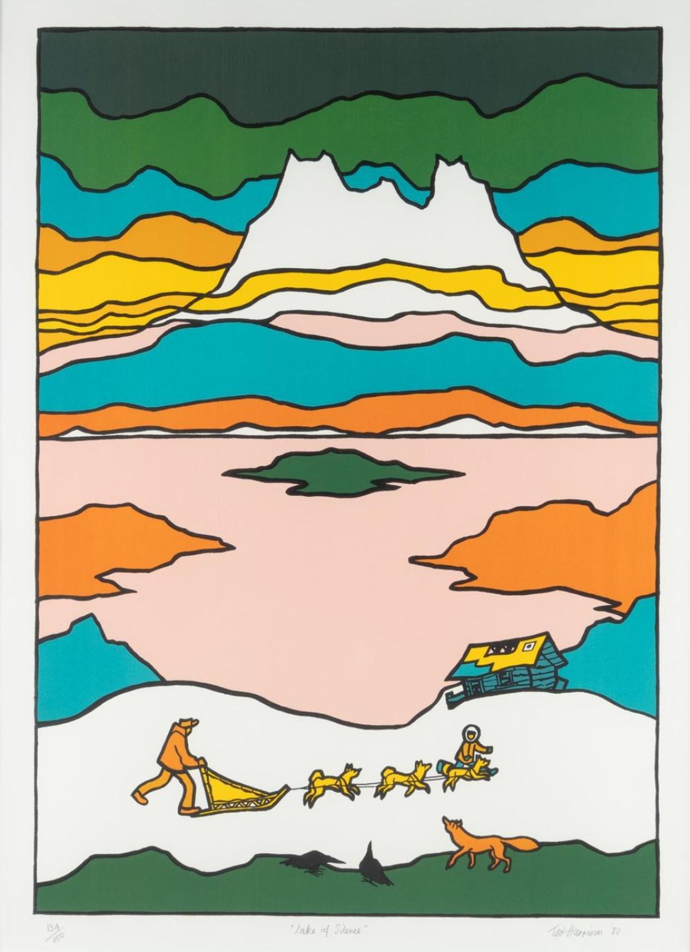 Ted Harrison (1926-2015) - Lake of Silence