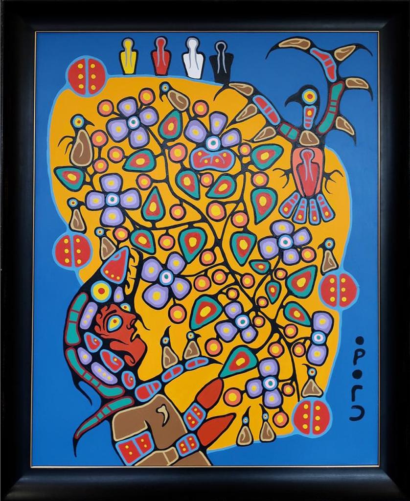 Christian Morrisseau (1969) - Self Portrait Of Man & Bear Doctor