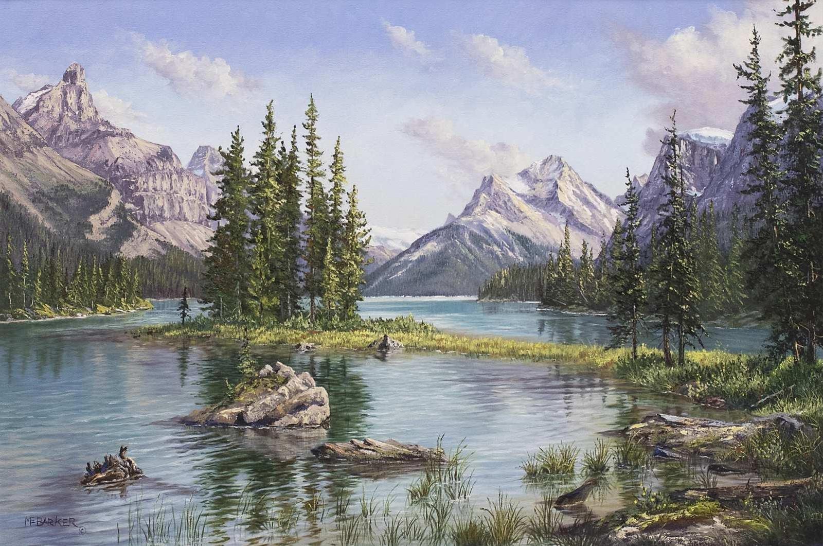 Marion E. Barker (1936-2016) - Maligne L. Jasper