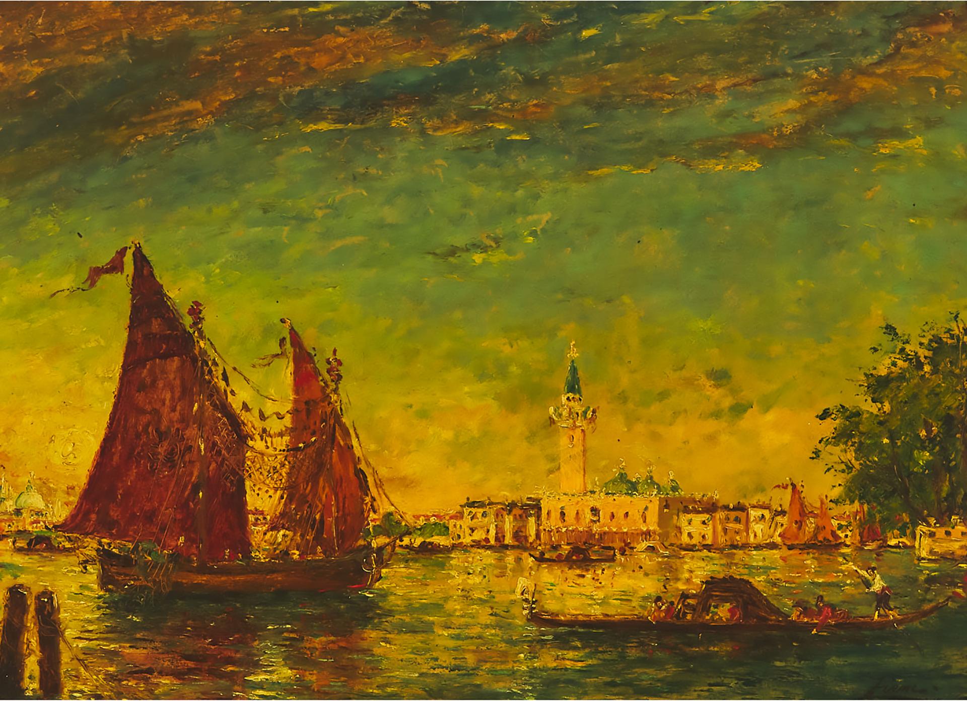 Felix Ziem (1821-1911) - Campanile De San Marco