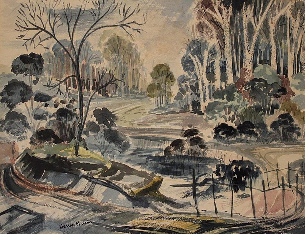 Henri Leopold Masson (1907-1996) - watercolour on paper