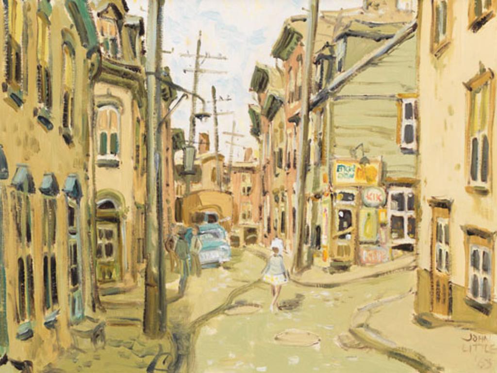 John Geoffrey Caruthers Little (1928-2024) - Rue la Tourelle at Ste. Marie, Quebec