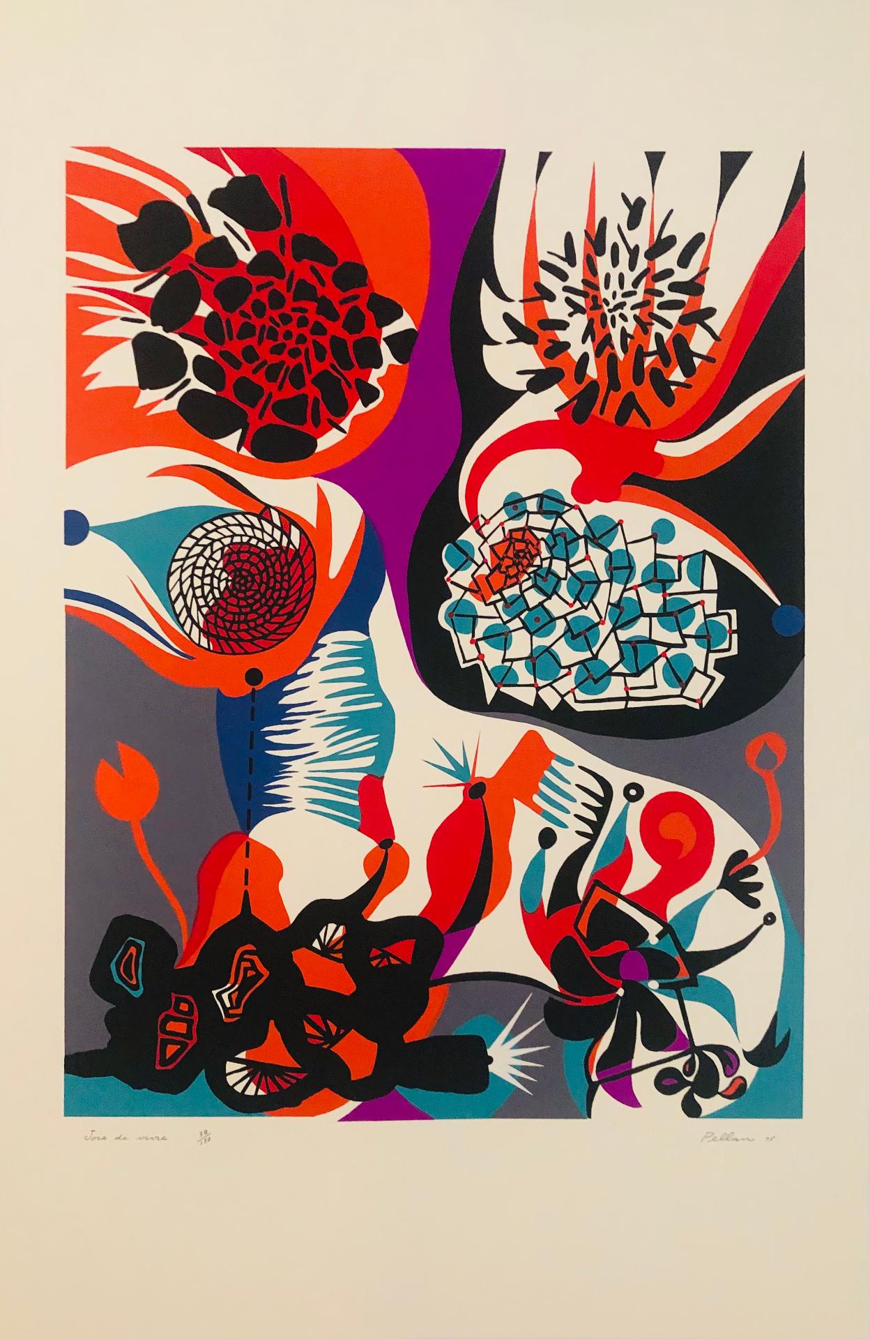 Alfred Pellan (1906-1988) - Joie de Vivre, 1975