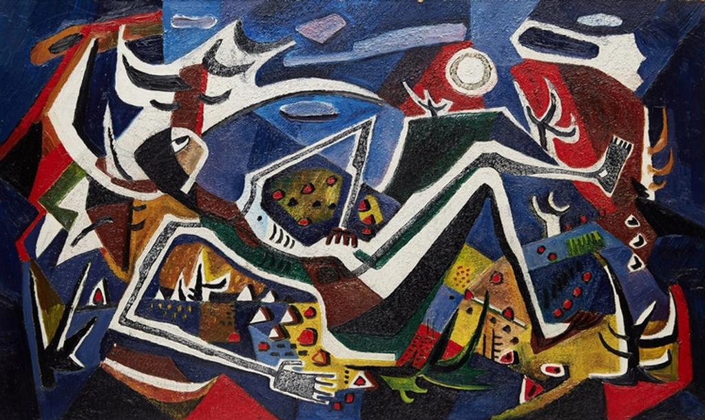 William John Bertram Newcombe (1907-1969) - I See the Moon
