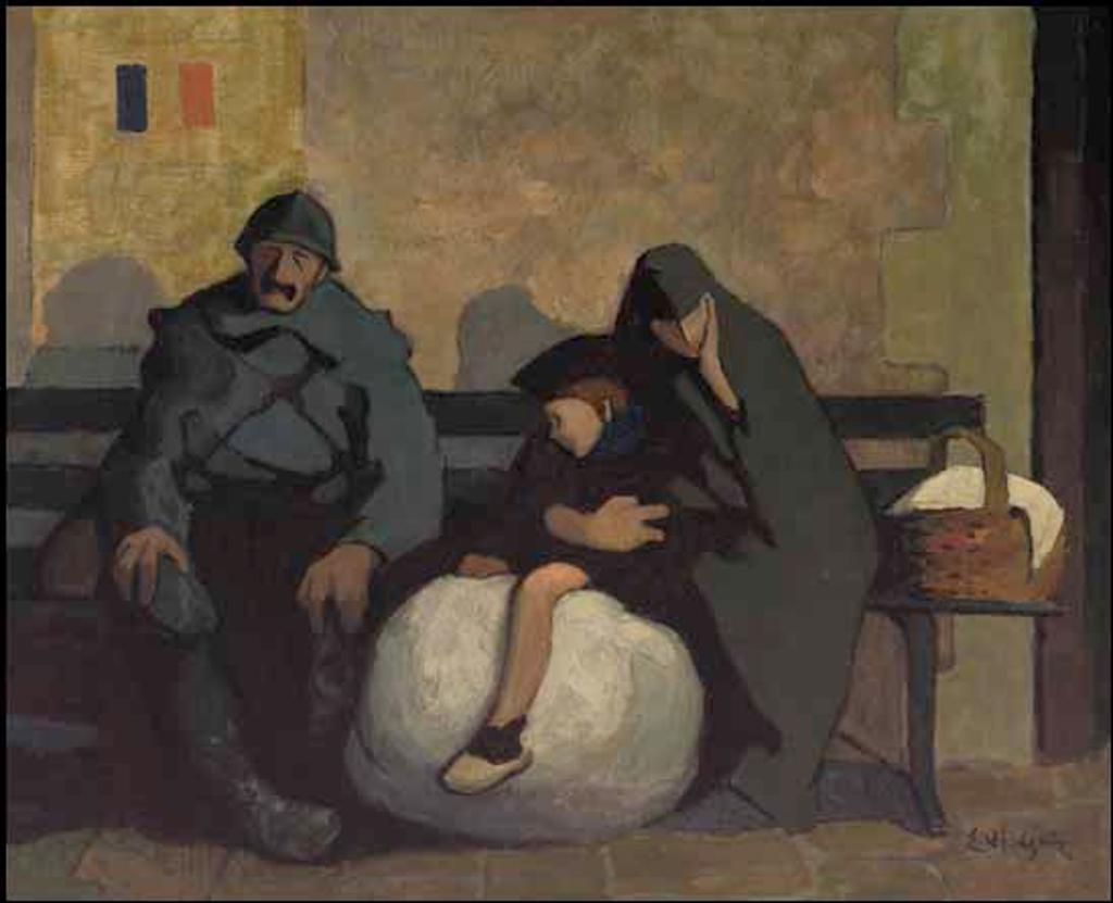 Edwin Headley Holgate (1892-1977) - Near Amiens