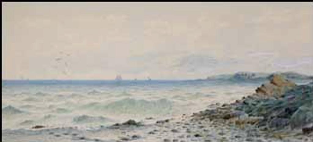 Frederic Martlett Bell-Smith (1846-1923) - Sailboats Off the Coast