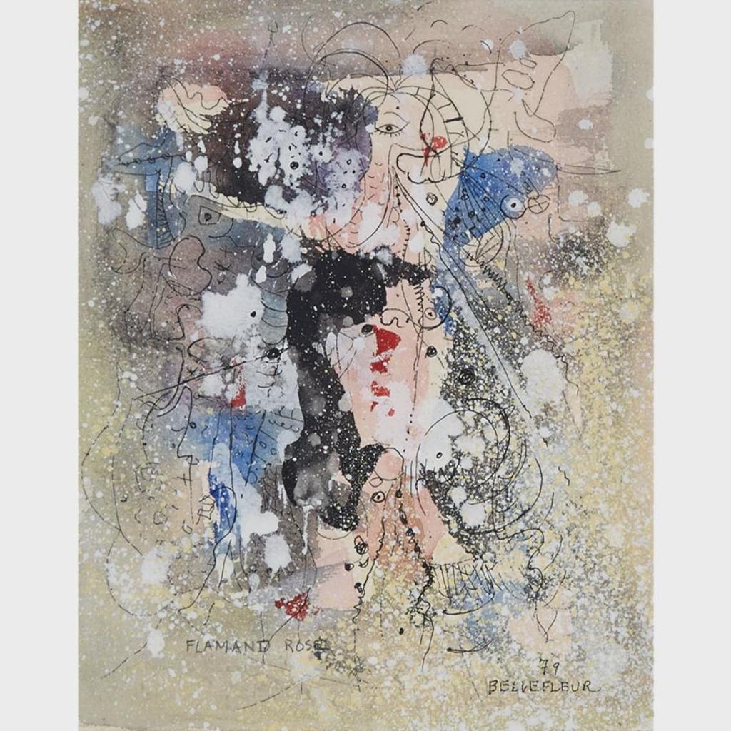 Léon Bellefleur (1910-2007) - Flamand Rose