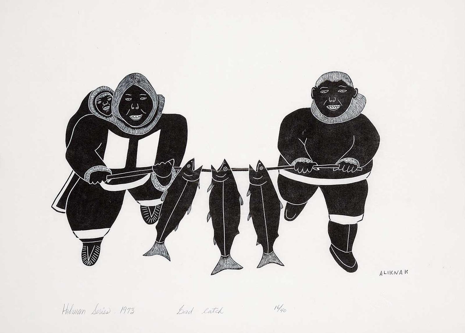 Peter Aliknak (1928-1992) - Good Catch #16/40