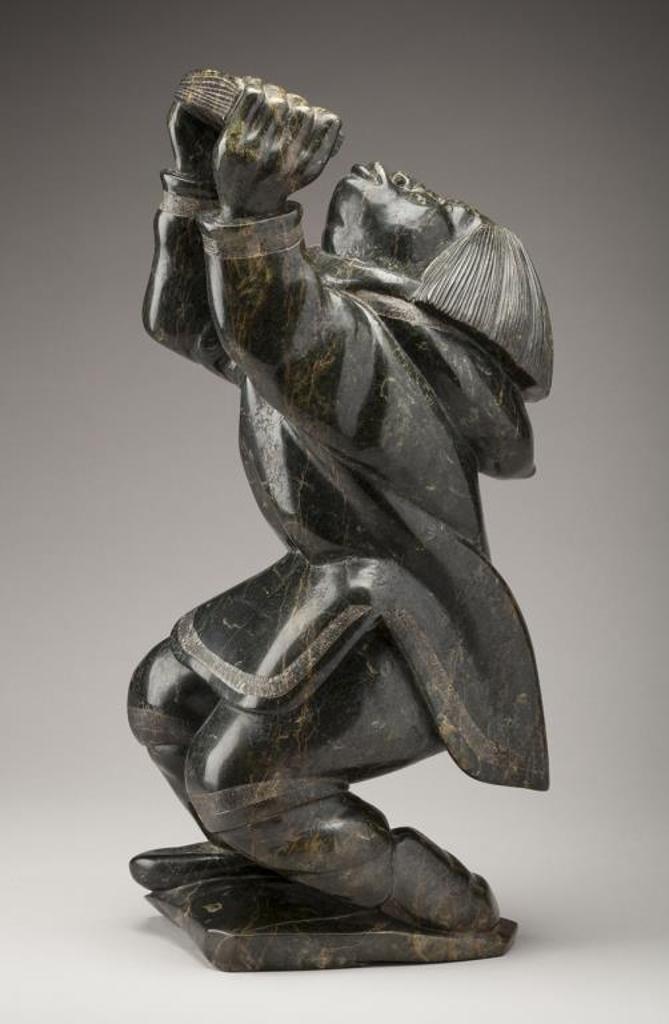 Kiugak (Kiawak) Ashoona (1933-2014) - The First Christian, 1986