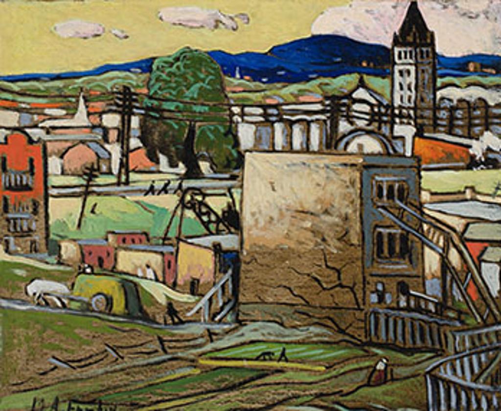 Marc-Aurèle Fortin (1888-1970) - Printemps à Hochelaga