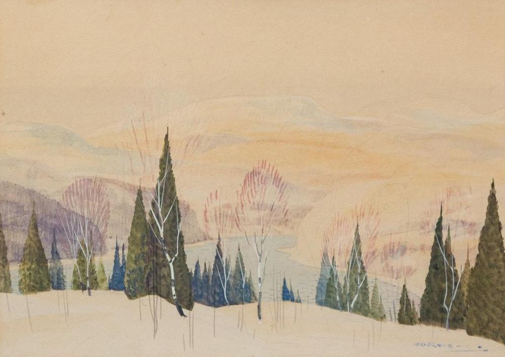 Graham Norble Norwell (1901-1967) - Winter Landscape