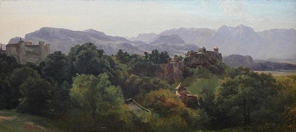 Karl Franz Emanuel Haunold (1832-1911) - TYROLIAN LANDSCAPE