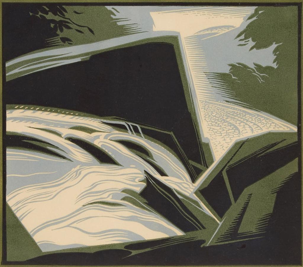 Lawrence Arthur Colley Panton (1894-1954) - Untitled (Waterfall Landscape)