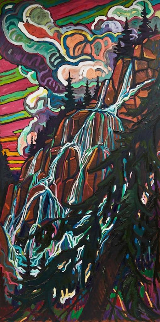 Christopher Allen Henry (1954) - Thunderheads over High Falls