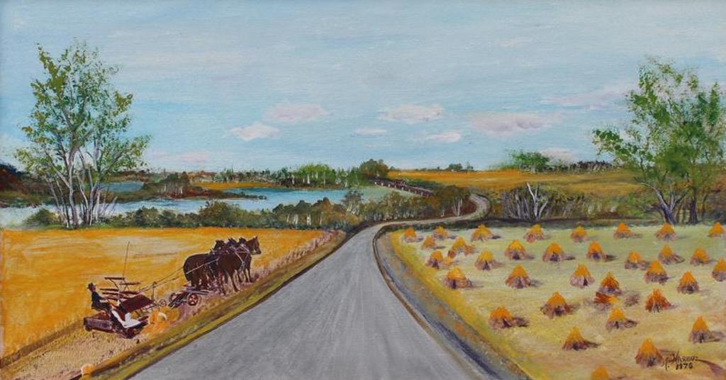 Ann Alexandra Harbuz (1908-1989) - Harvest Time; 1976