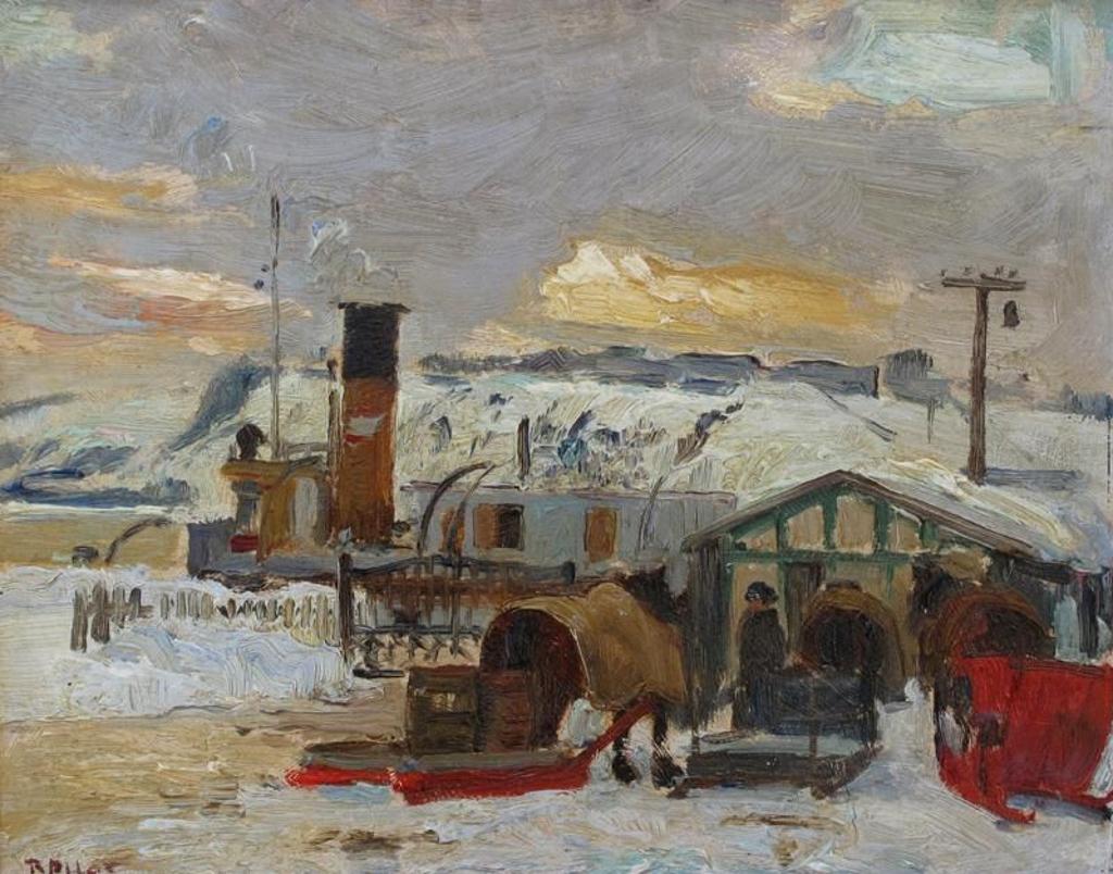 Robert Wakeham Pilot (1898-1967) - Sunset, Lévis, P.Q.; 1924