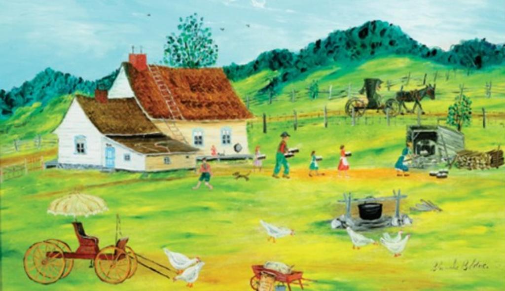 Blanche Bolduc (1907-1998) - Quebec Farm