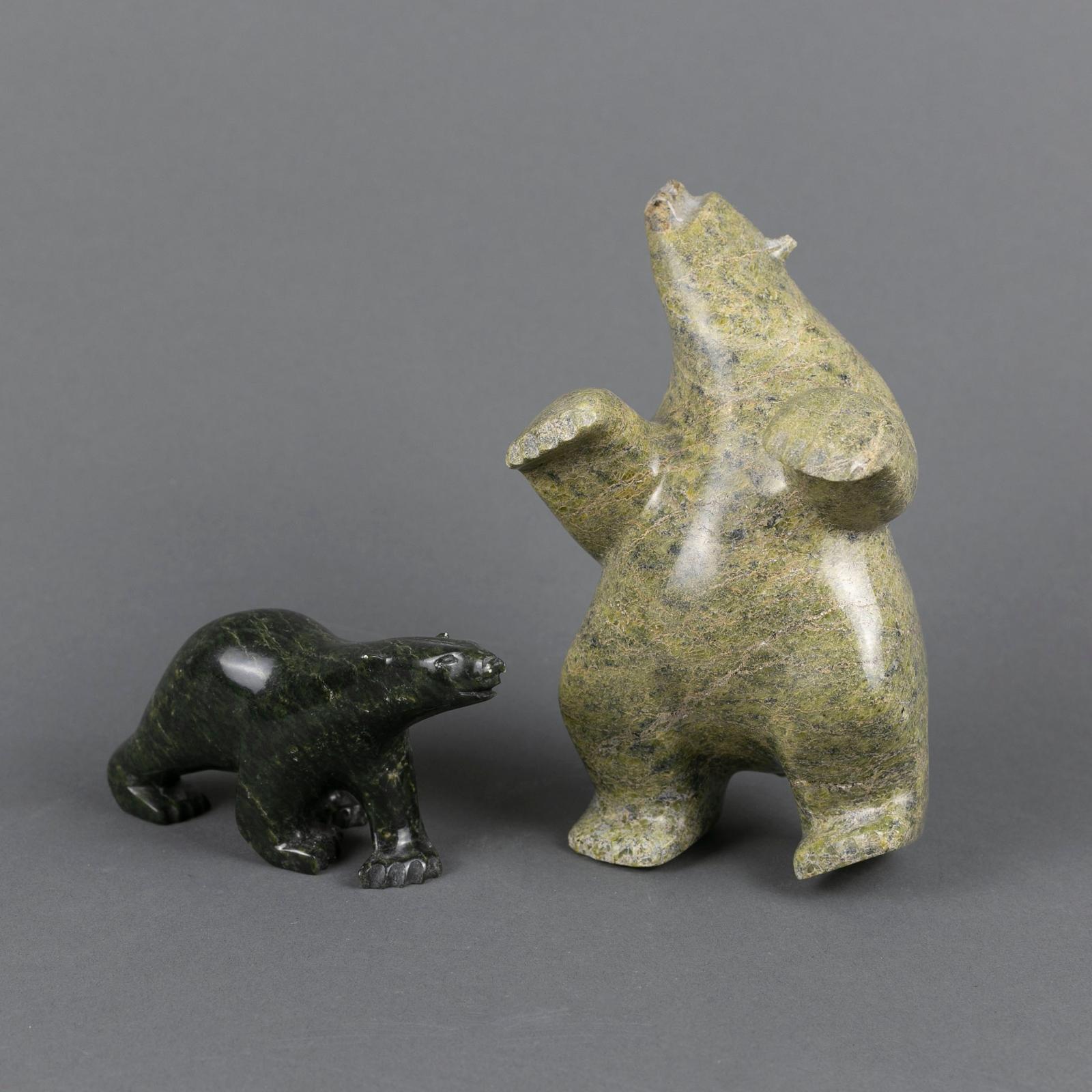 Isacie Petaulassie (1973) - Dancing Bear And Small Black Bear