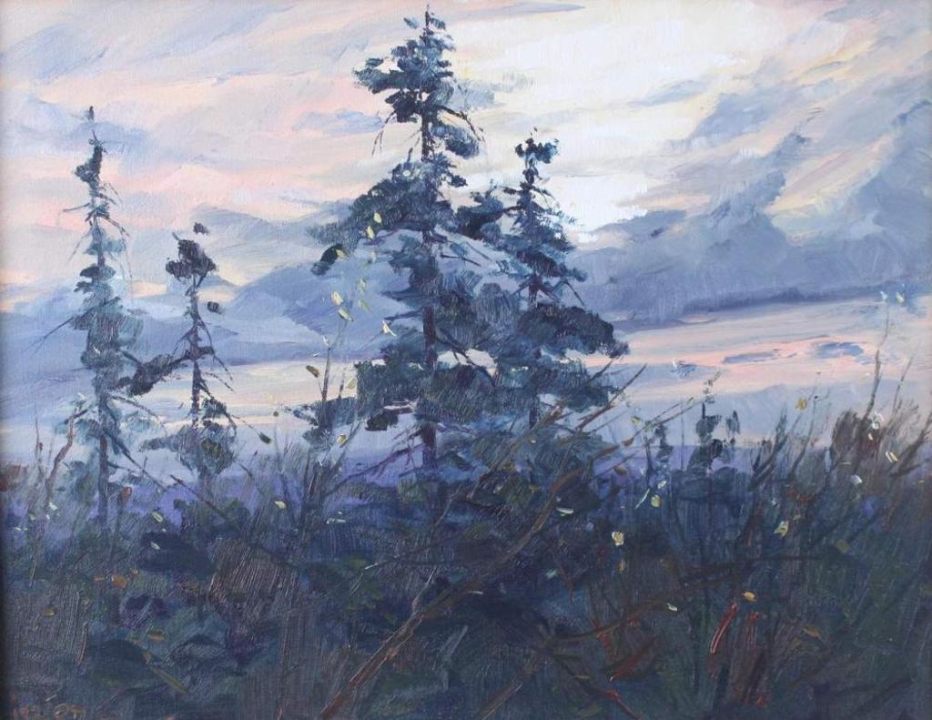 Daniel J. Izzard (1923-2007) - Fall Sunset