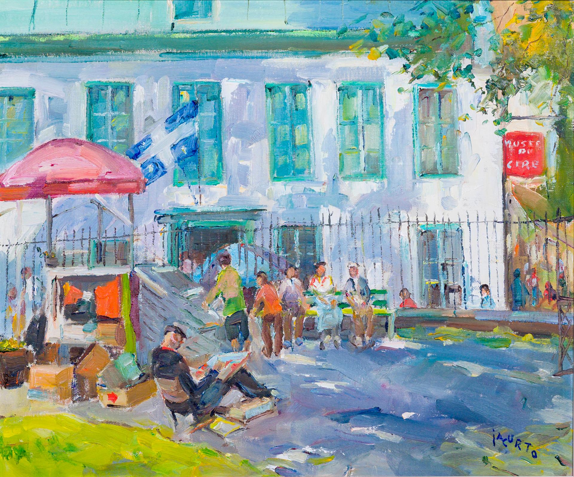 Francesco (Frank) Iacurto (1908-2001) - Au coin du Vieux-Québec, 1988
