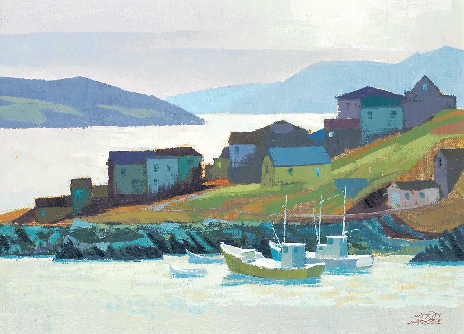 Hilton MacDonald Hassell (1910-1980) - Afternoon, Port De Grave, Nfld.