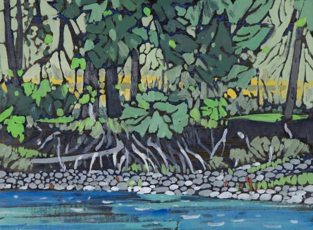 Ted Godwin (1933-2013) - Late Summer Poplars