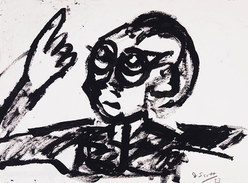 John Tarrell Scott (1950-2007) - Pointing Figure