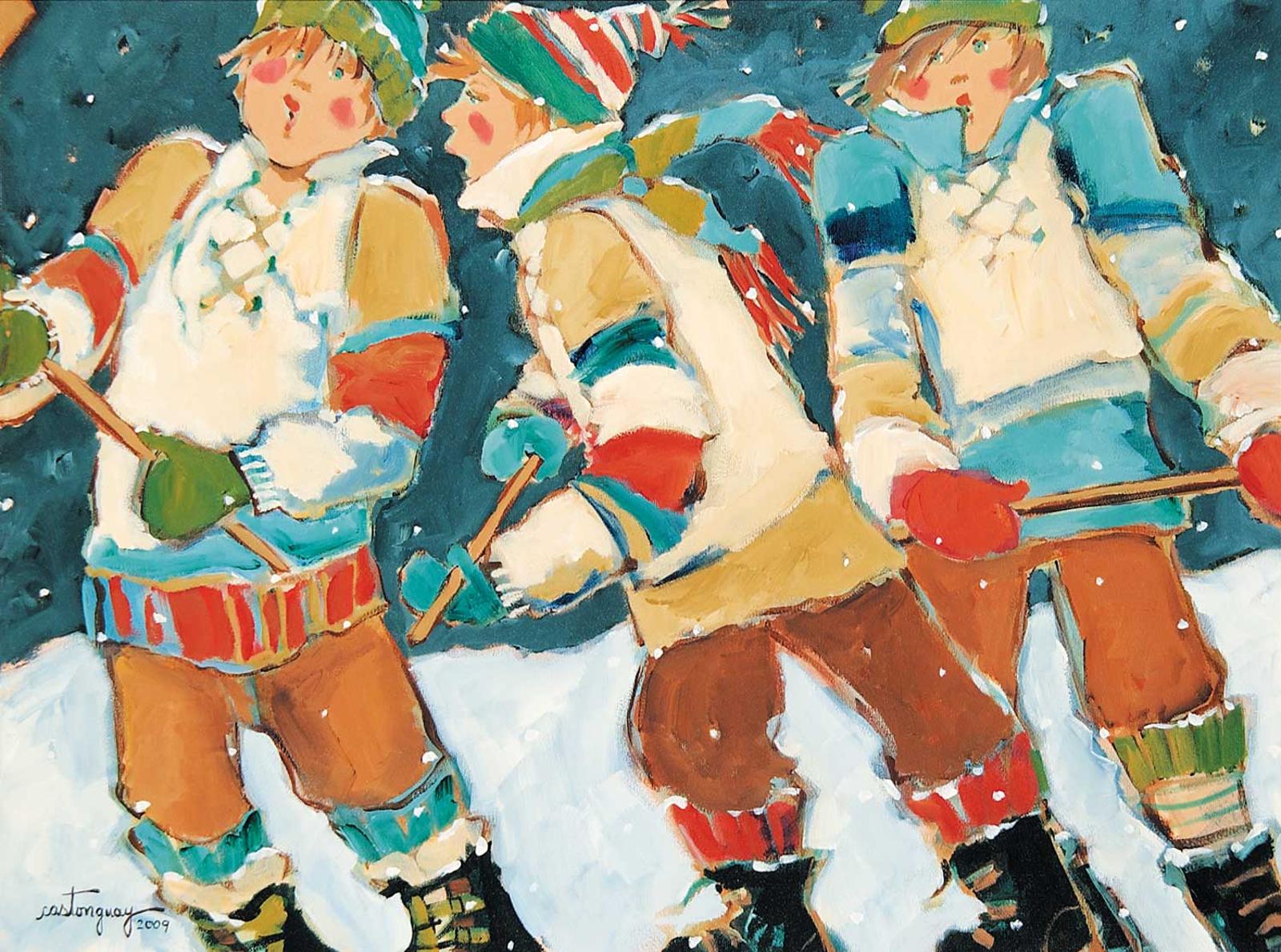 Claudette Castonguay (1949) - Le Hockey Bottine...