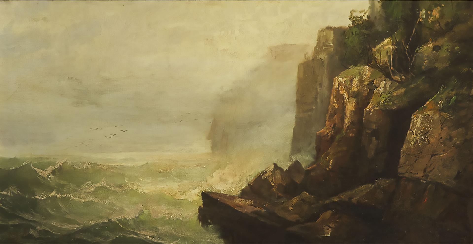 Harrison Bird Brown - Seascape, Probably Portland Maine