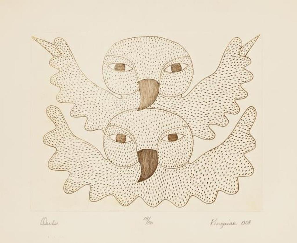 Kenojuak Ashevak (1927-2013) - Untitled